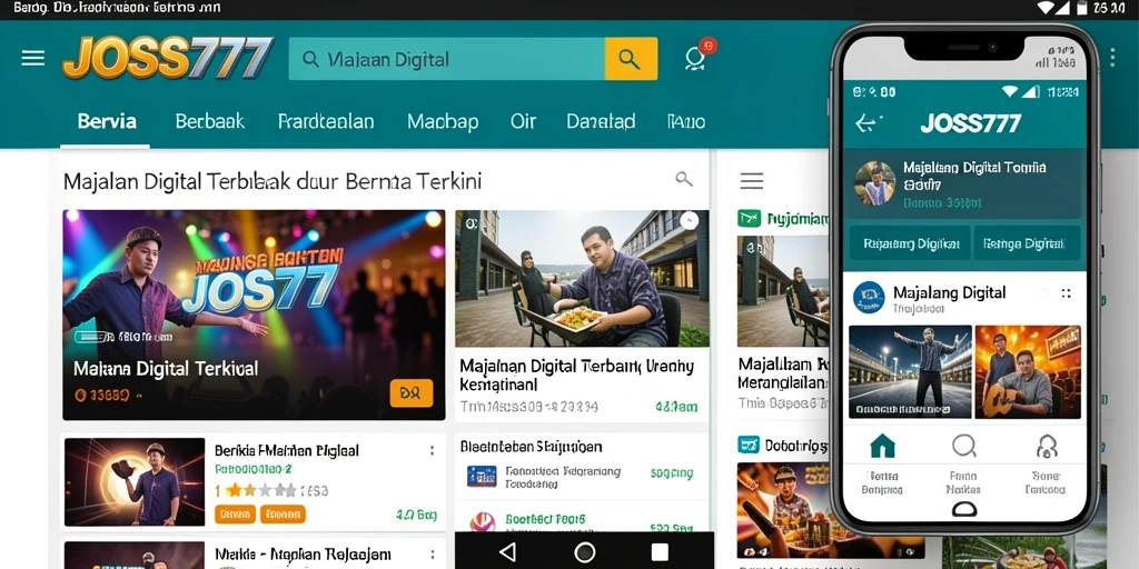Tampilan antarmuka JOSS777 yang menarik dan fungsional.