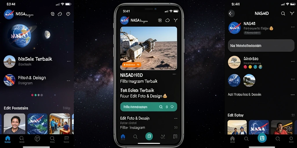 Antarmuka NASA4D yang mudah digunakan untuk Filter Instagram.