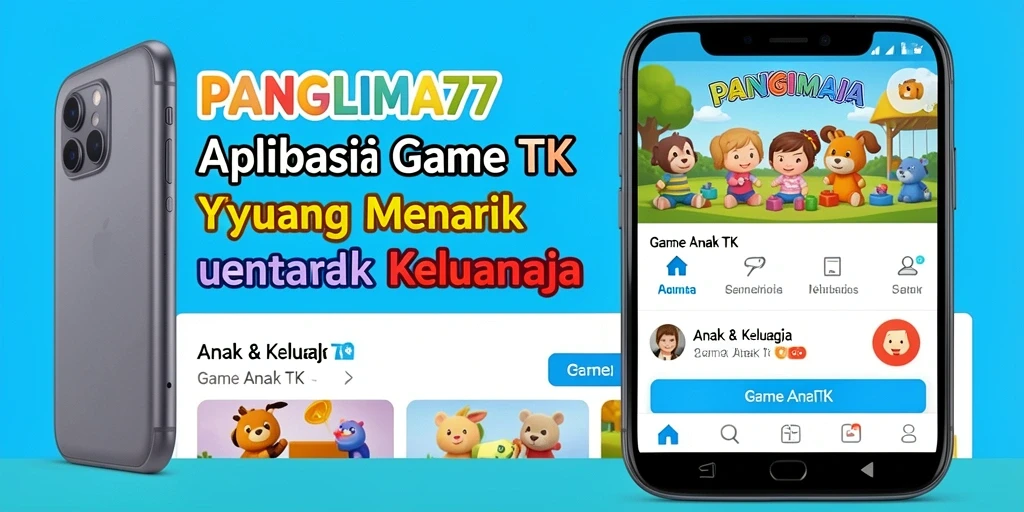 Tampilan antarmuka PANGLIMA77 yang menyenangkan untuk anak-anak