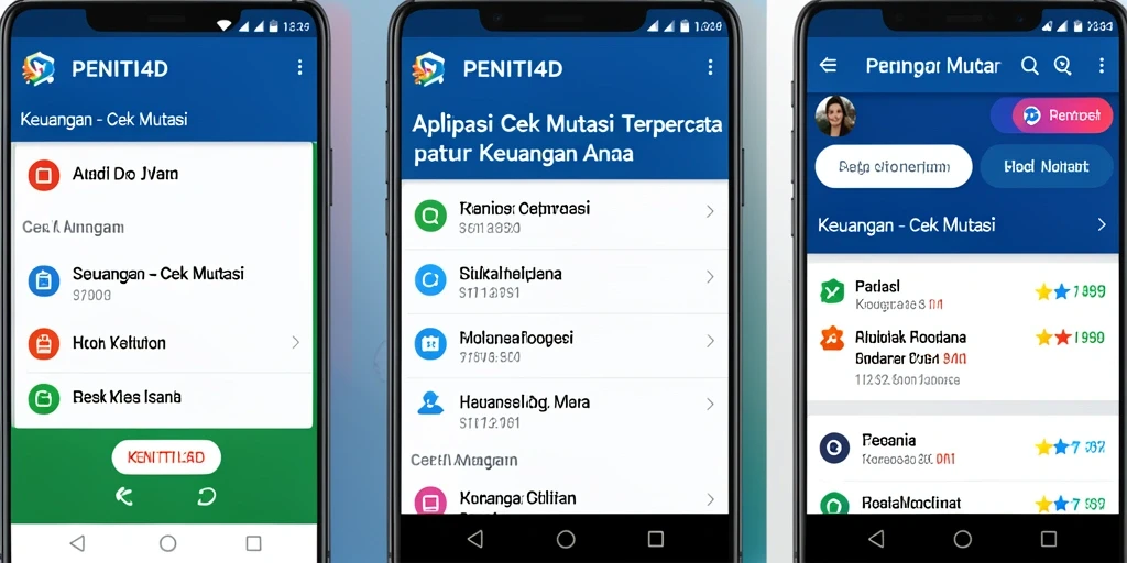 Antarmuka PENITI4D yang sederhana dan mudah dipahami.