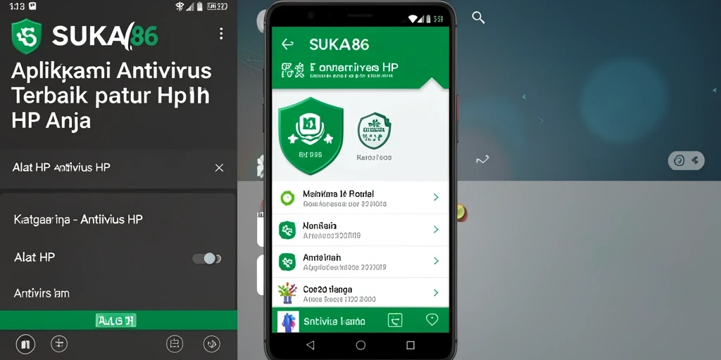 Antarmuka SUKA86 yang sederhana dan fungsional.