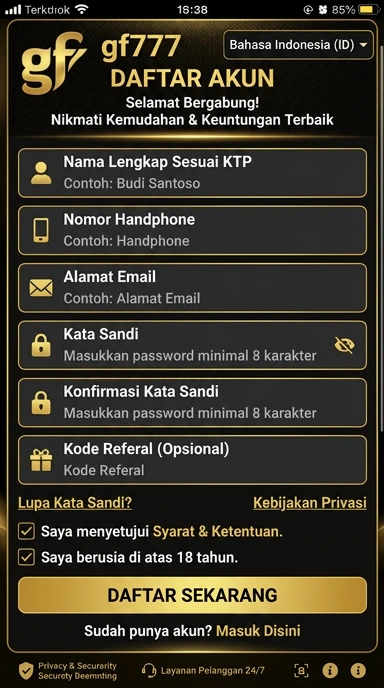 Panduan Lengkap Registrasi Akun gf777 untuk Android